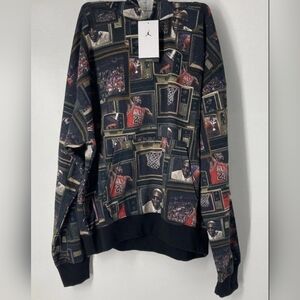 Jordan Black Graphic Men's Sweater